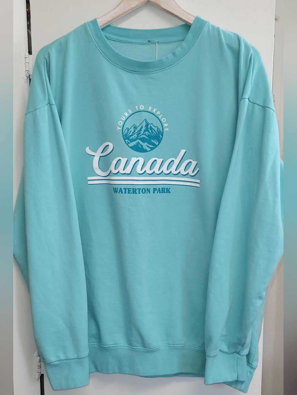 Vintage "Style" Wateron Lakes National Park Crewneck
